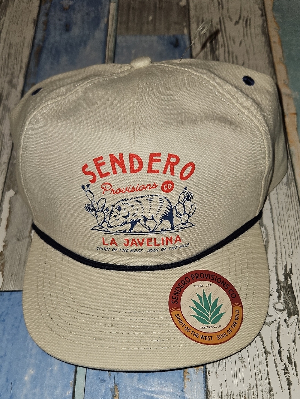 Sendero Provisions Co. La Javelina Cream Cap